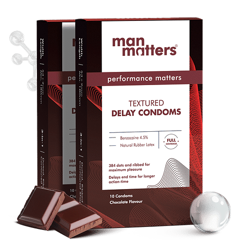 Delay Condoms - Chocolate - Pack of 2