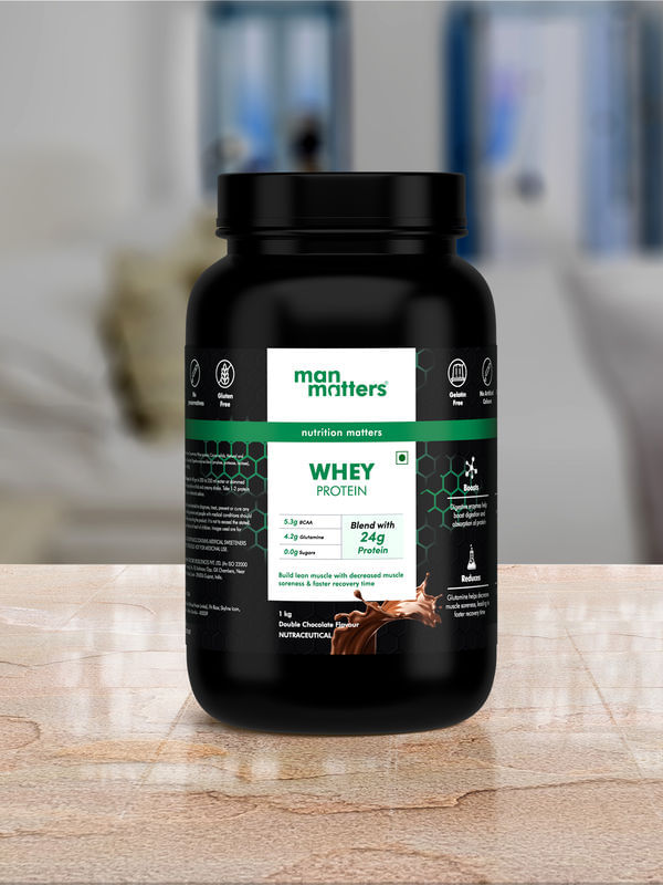 Buy Whey Protein Powder for Workouts (Double Chocolate) Man Matters