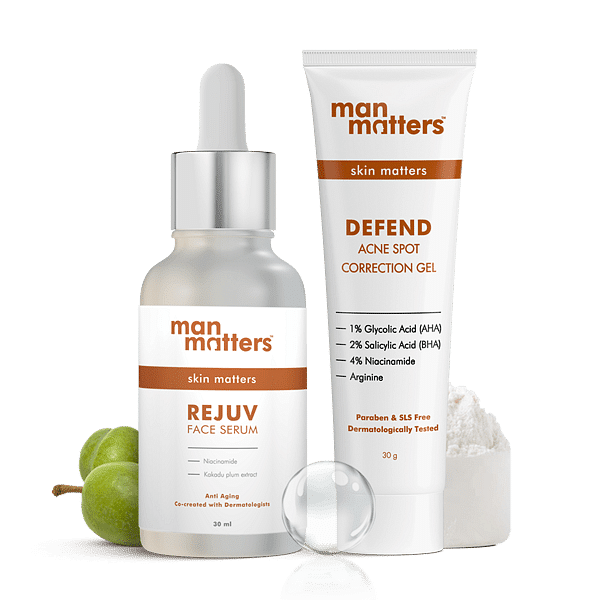 Acne Clearing Gel With AHA - BHA and Vitamin C serum for face