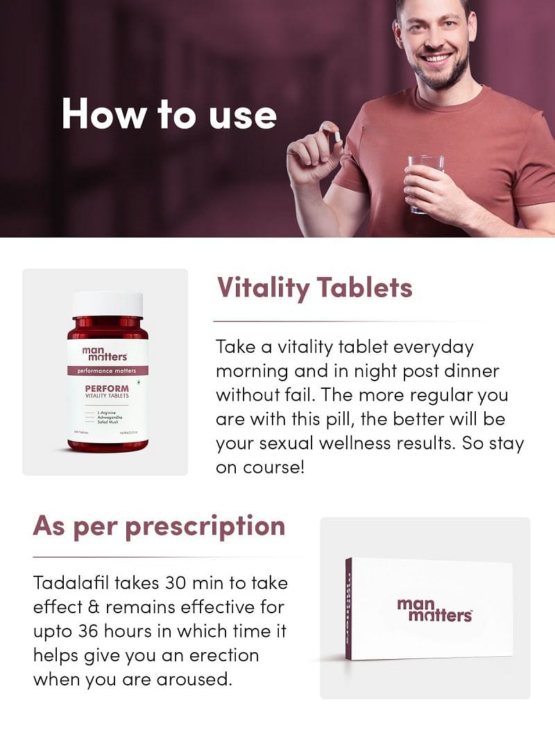 How to use energy boosting tablets and tadalafil tablets