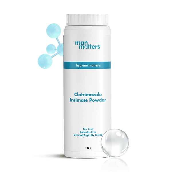 Clotrimazole Powder for men's intimate hygiene