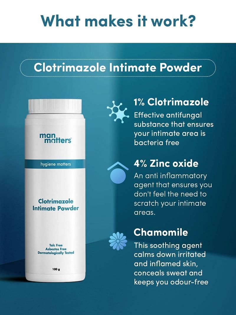 Clotrimazole Intimate Powder Keeps Your Intimate Area Free Of Infections, Sweat, Odor, And Chafing!