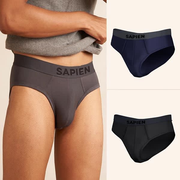 Sapien Briefs for Men (Pack of 2 Men's Underwear)