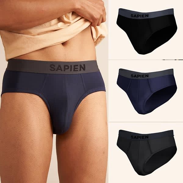 Sapien Trunks for Men (Pack of 3 Men's Underwear)
